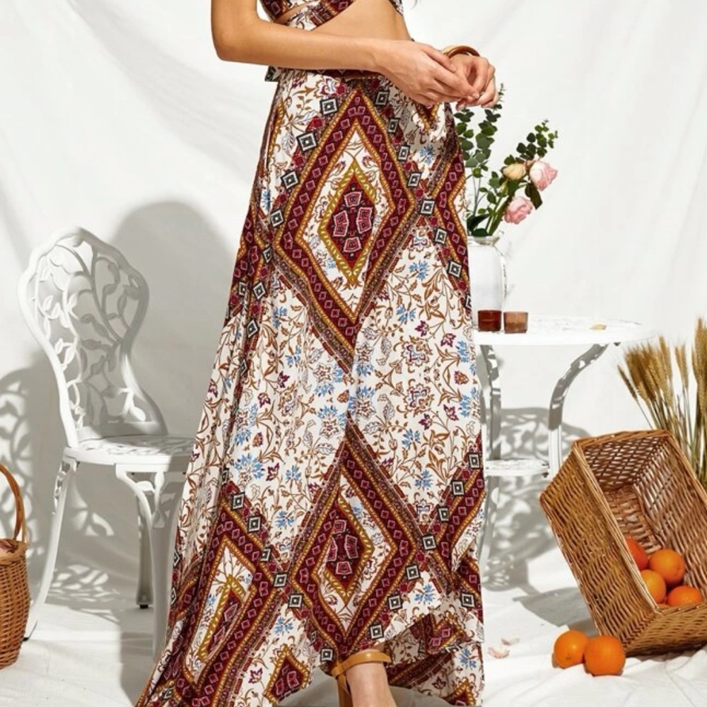 SHEIN Tribal Print Skirt